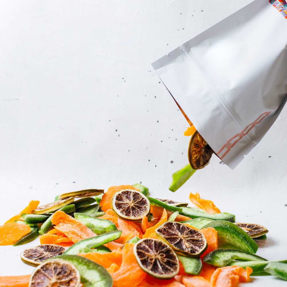 Dehydrated foods assortment